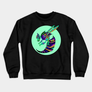 bright bee in kaiju sting arts Crewneck Sweatshirt